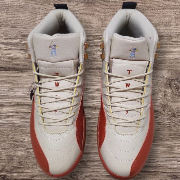 DS Air Jordan 12 Retro x Eastside Golf 'Out of the Clay' - Size 10.5 - No Box - Picture 4 of 6